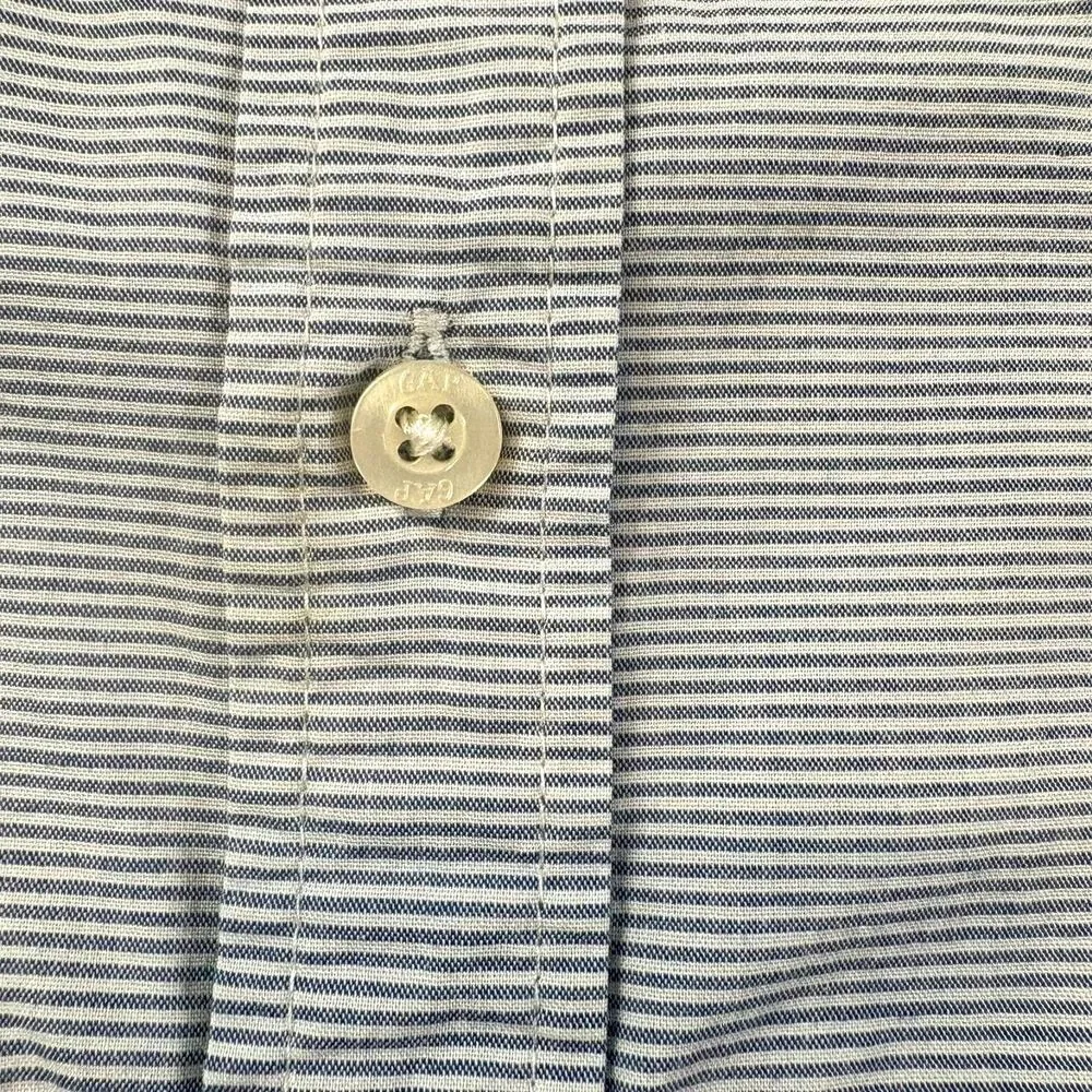 Baby Gap Toddler 5 yrs Boys Striped Panel Long Sleeve Roll-Tab Button-Down Shirt